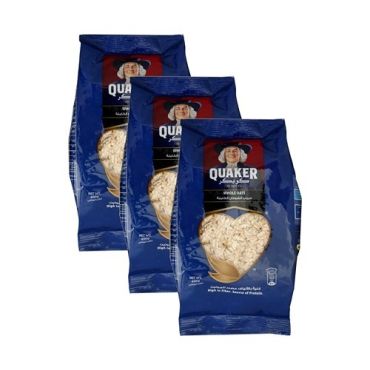 Quaker Whole Oats 3 x 400Gm, 8 Pieces Per Carton